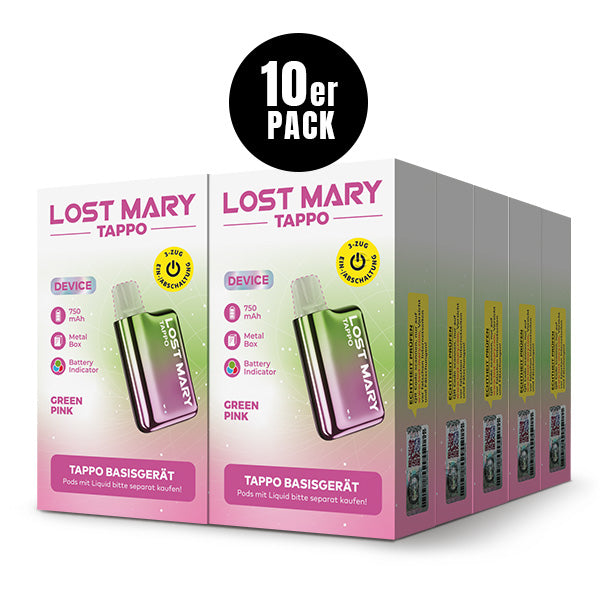 Lost Mary TAPPO Akku | green-pink