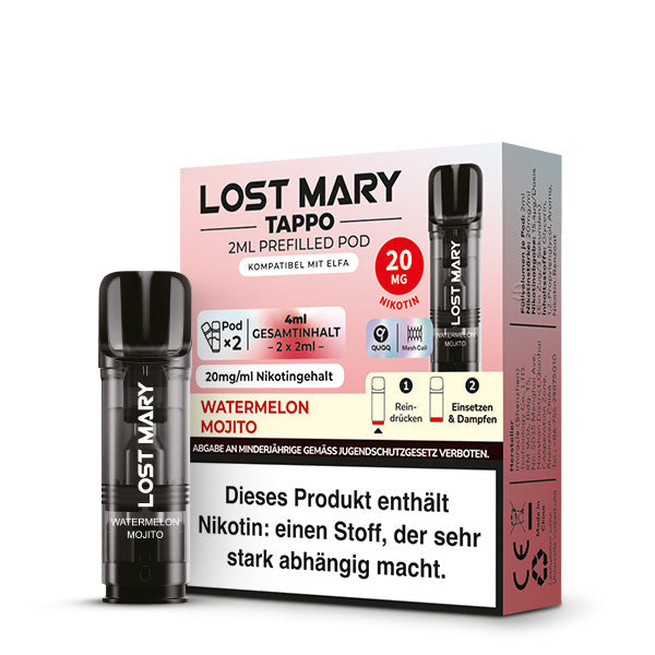 Lost Mary TAPPO Pod | Watermelon Mojito 20mg