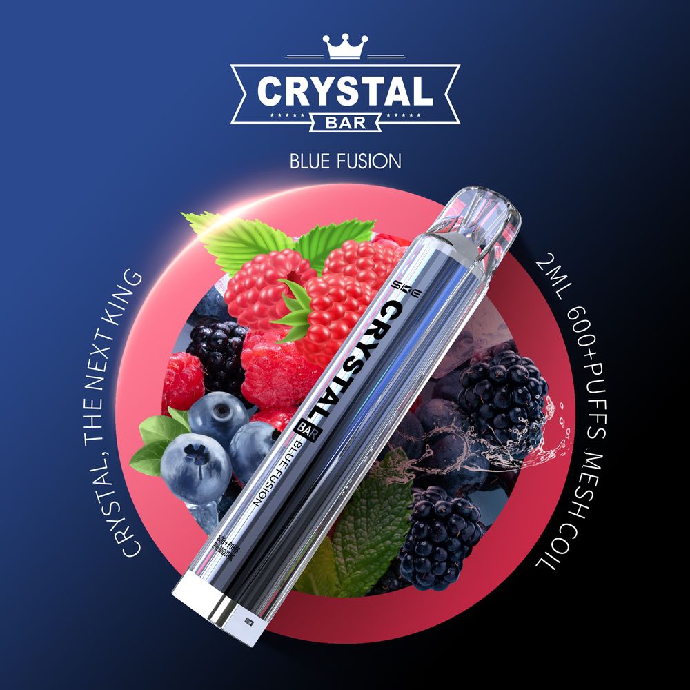 SKE-Crystal Bar 600 | Blue Fusion 2%