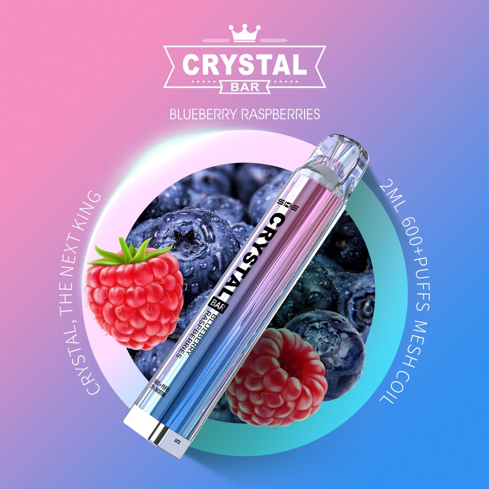 SKE-Crystal Bar 600 | Blueberry Raspberries 2%