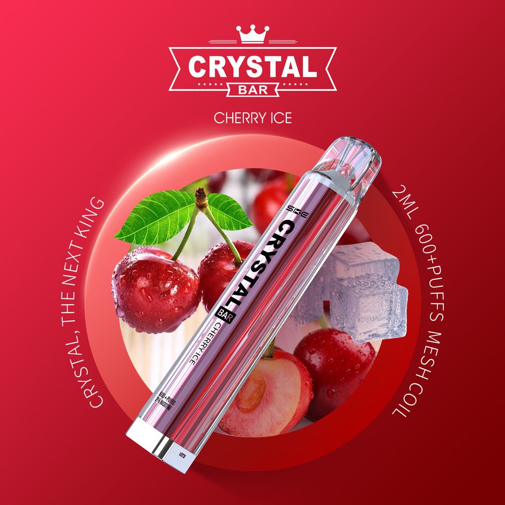 SKE-Crystal Bar 600 | Cherry Ice 2%