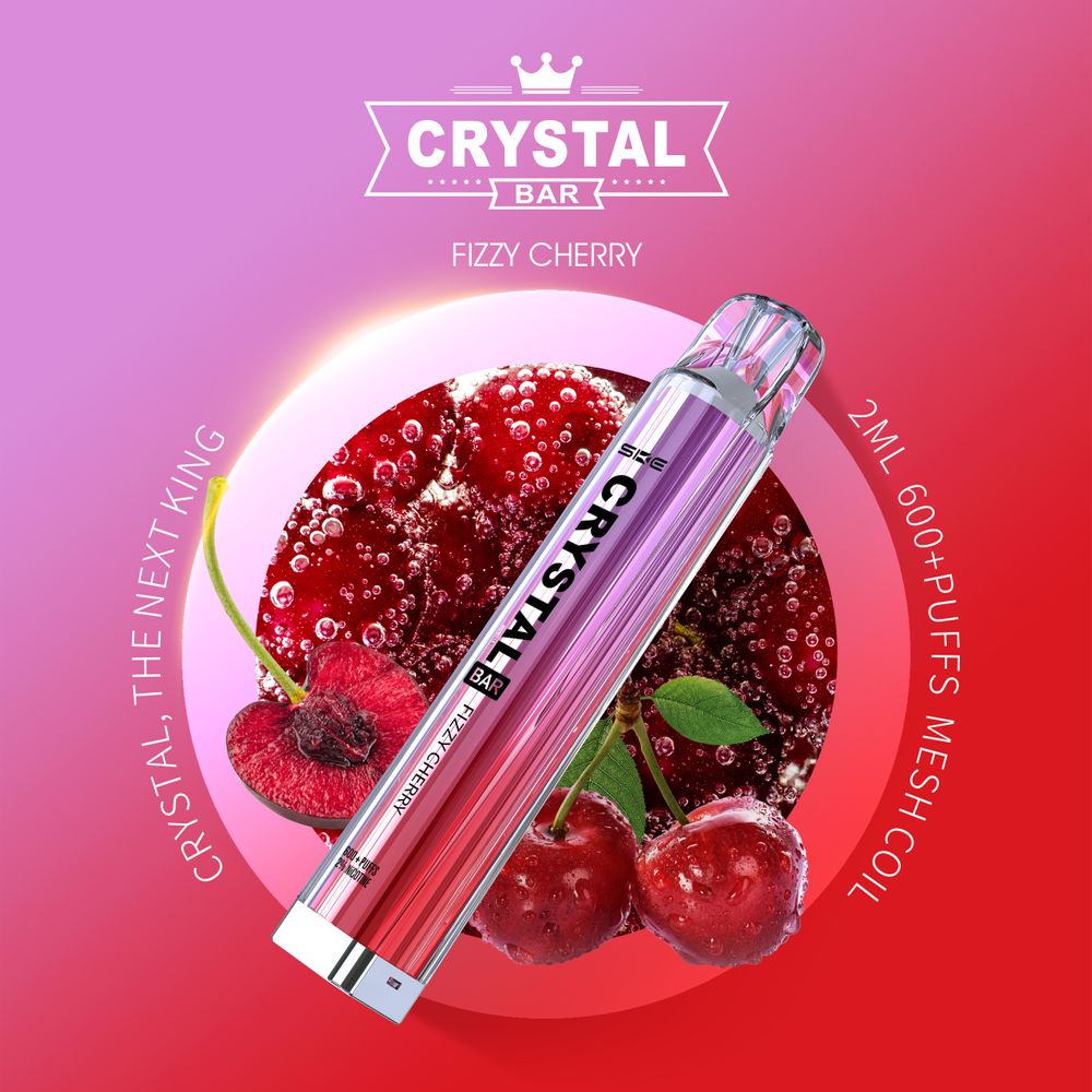 SKE-Crystal Bar 600 | Fizzy Cherry 2%