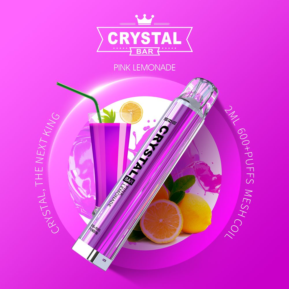 SKE-Crystal Bar 600 | Pink Lemonade 2%