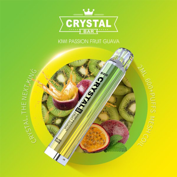 SKE-Crystal Bar 600 | Kiwi Passion Fruit Guava 2%