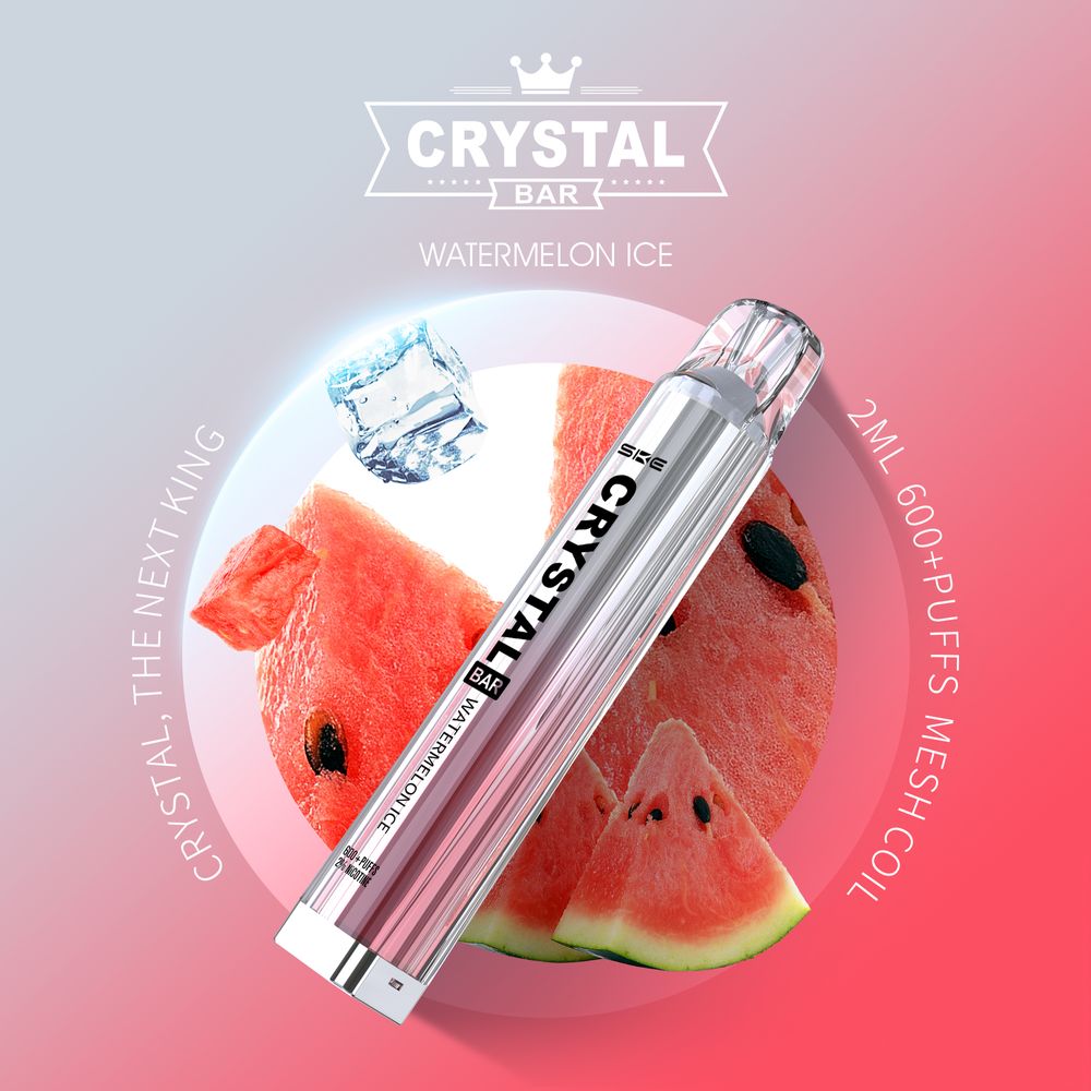 SKE-Crystal Bar 600 | Watermelon Ice 2%