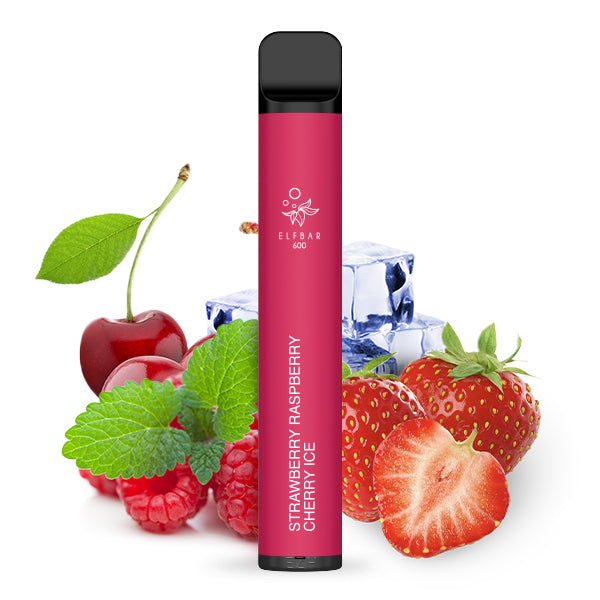 ELFBAR 600-Strawberry Raspberry Cherry Ice 2%